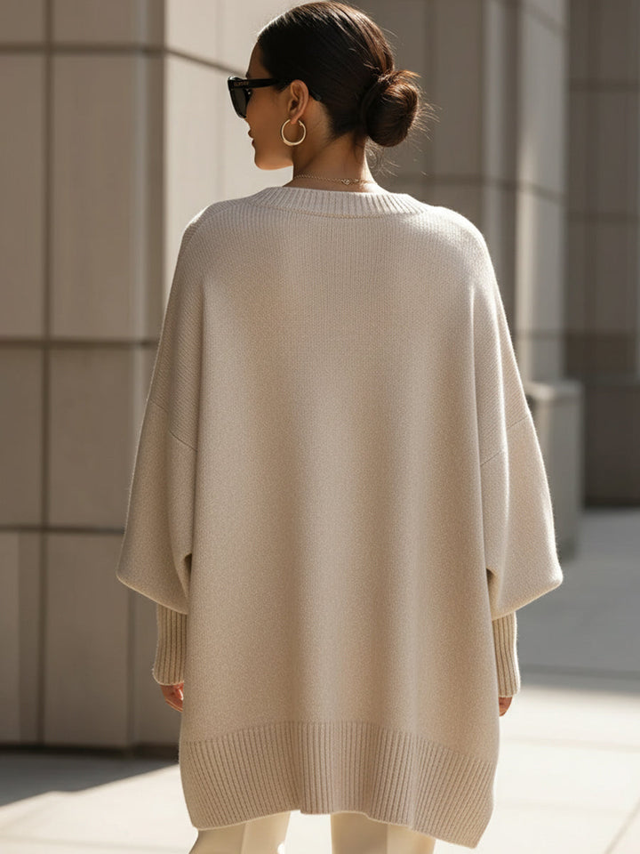Sade- Oversized Poncho Sweater