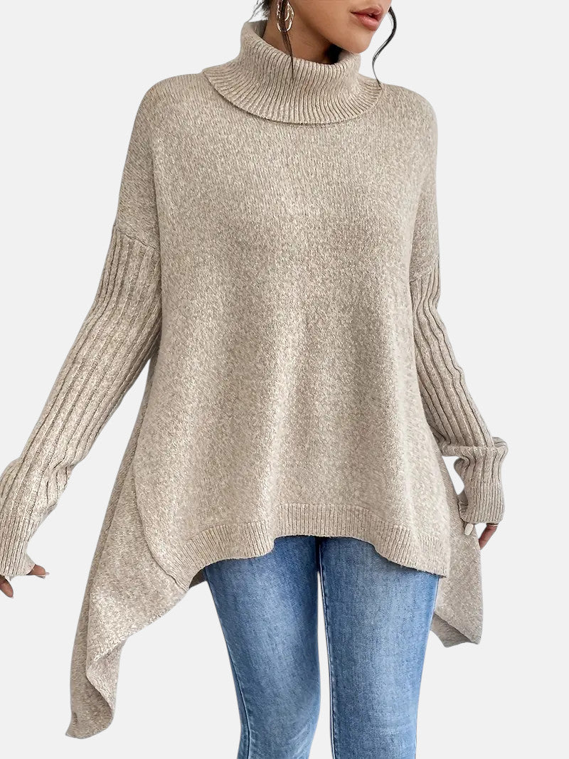 BRIGITTE | LONG TURTLENECK PULLOVER