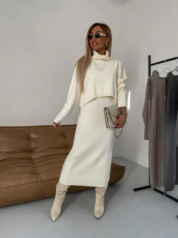 SOLANGE | DRESS WITH MATCHING TURTLENECK