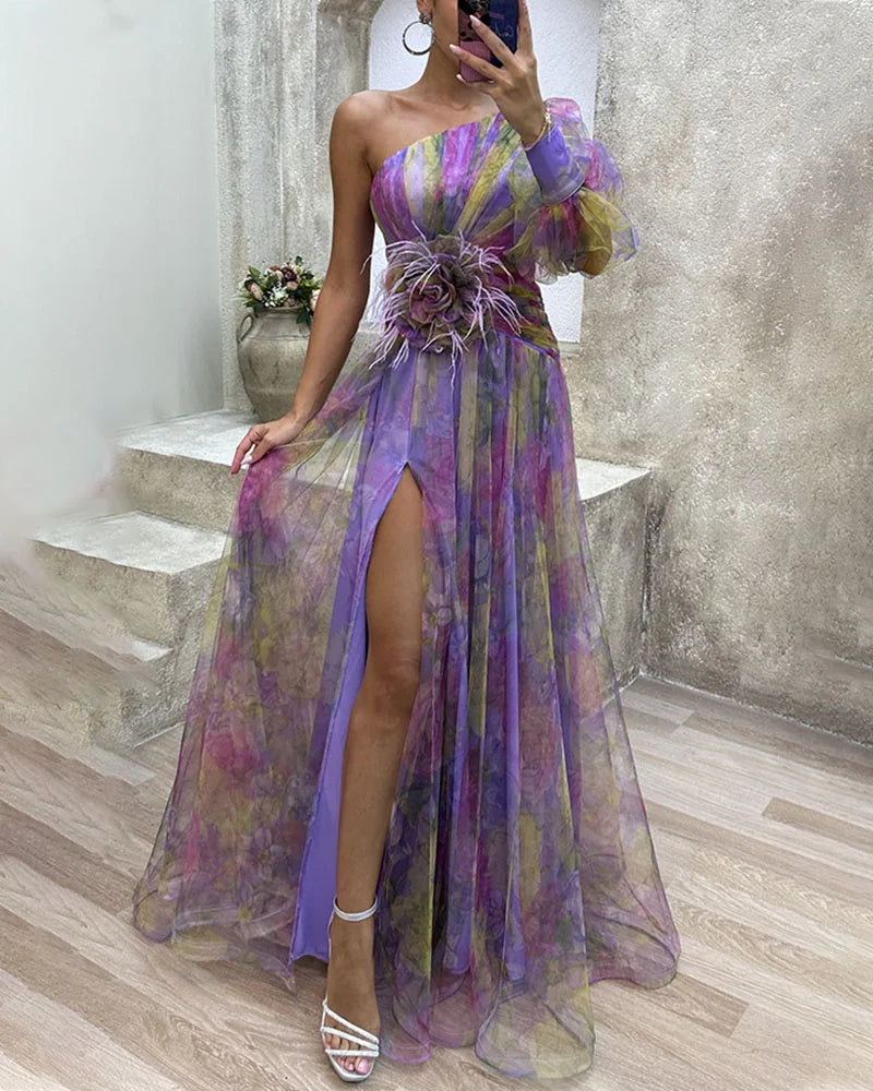 Ava | Elegant Split Dress