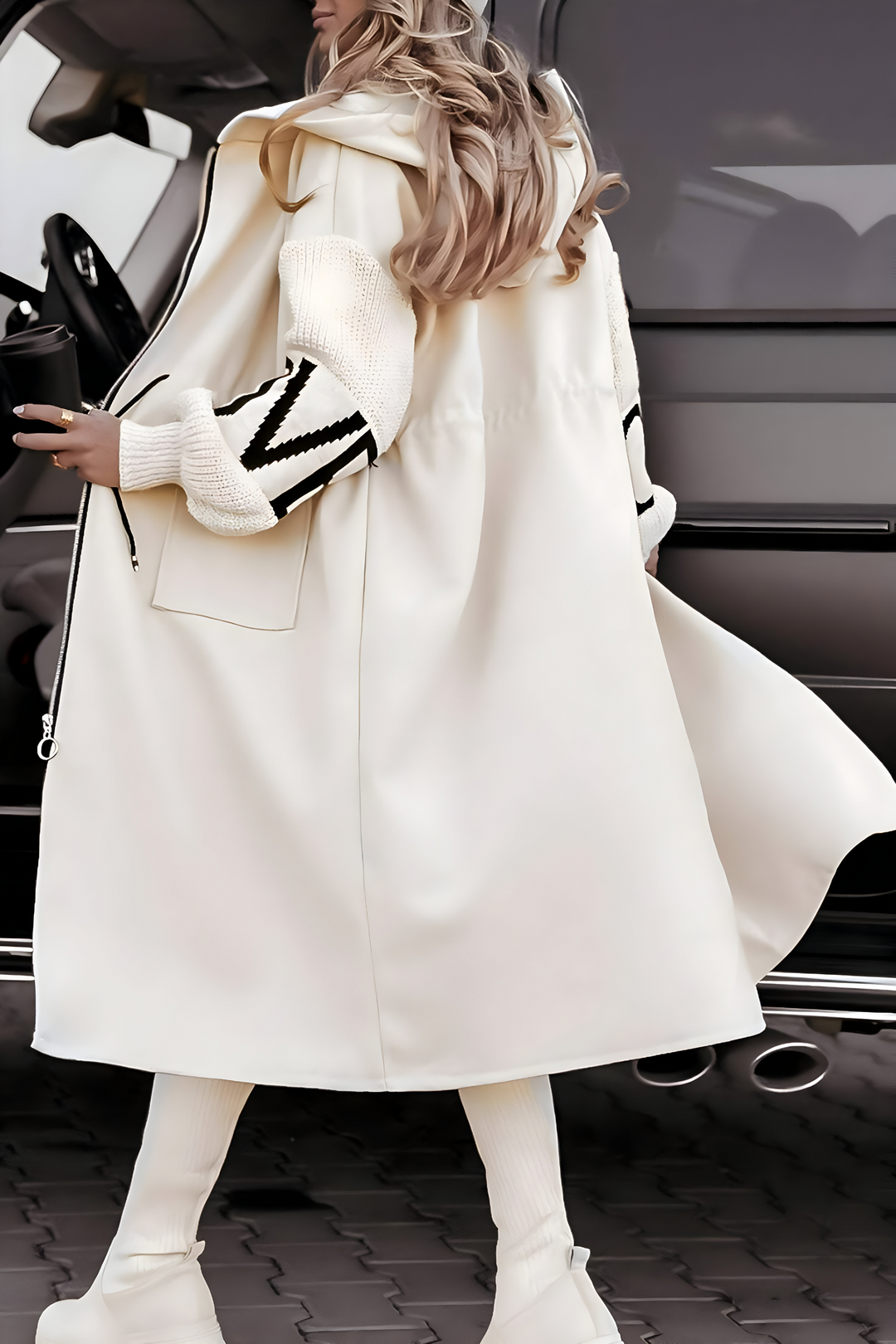 Rosana | Elegant Hooded Coatigan