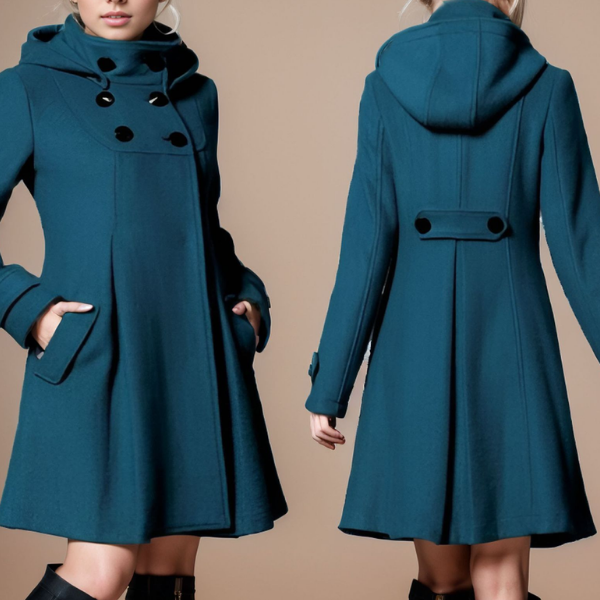 Solvara™ – Stylish jacket with pockets and hood