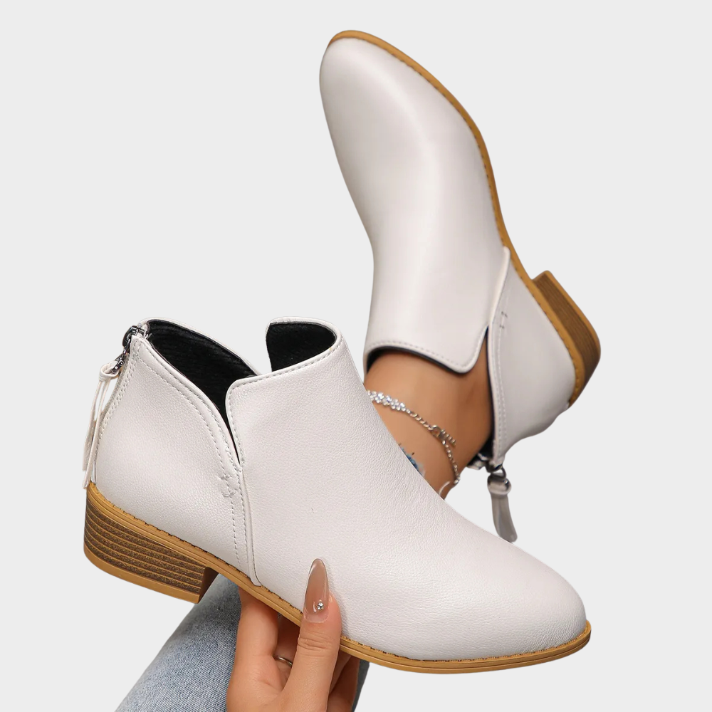 Oakley | Low Heel Ankle Boots