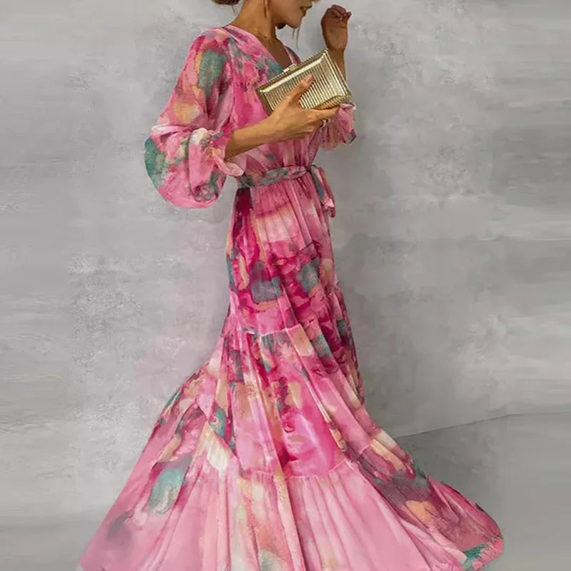 Emile - Elegant Floral Dress