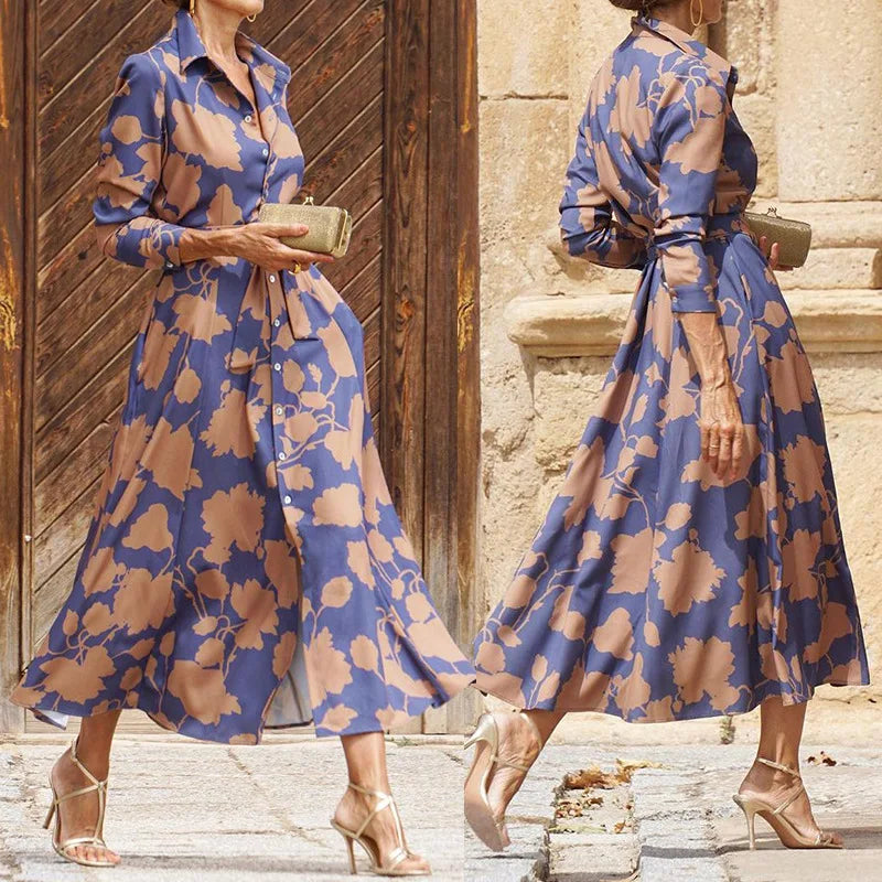 Diana - Elegant Dress with V-Neck