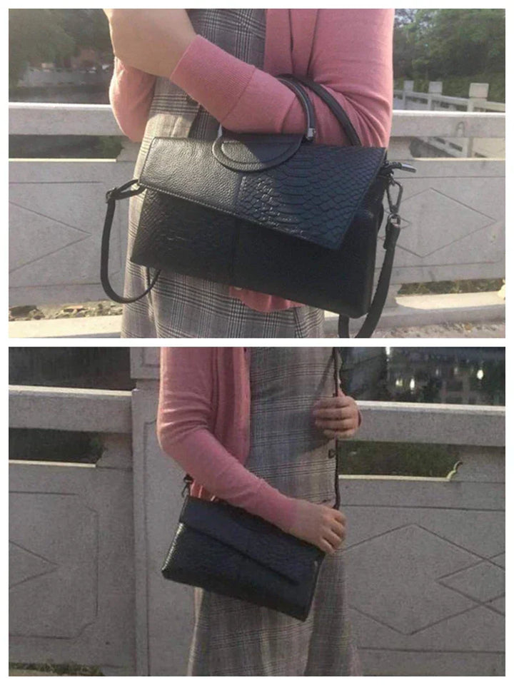 CELINE | STRUCTURED BLACK HANDBAG