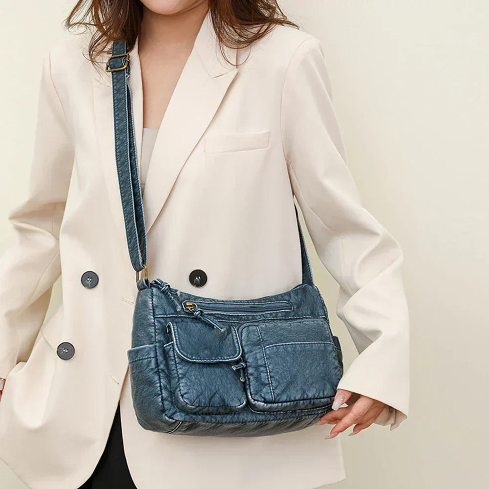 LYKKE | VINTAGE LEATHER SHOULDER BAG