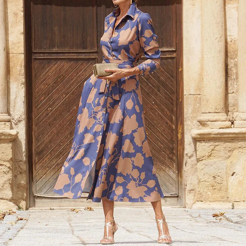 Diana - Elegant Dress with V-Neck