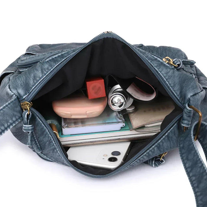 LYKKE | VINTAGE LEATHER SHOULDER BAG