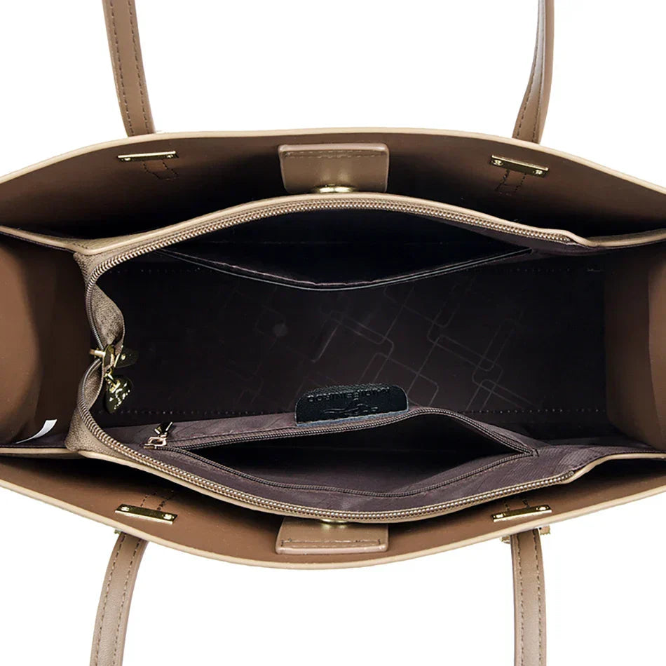 LIVA | SPACIOUS LEATHER-LOOK BAG