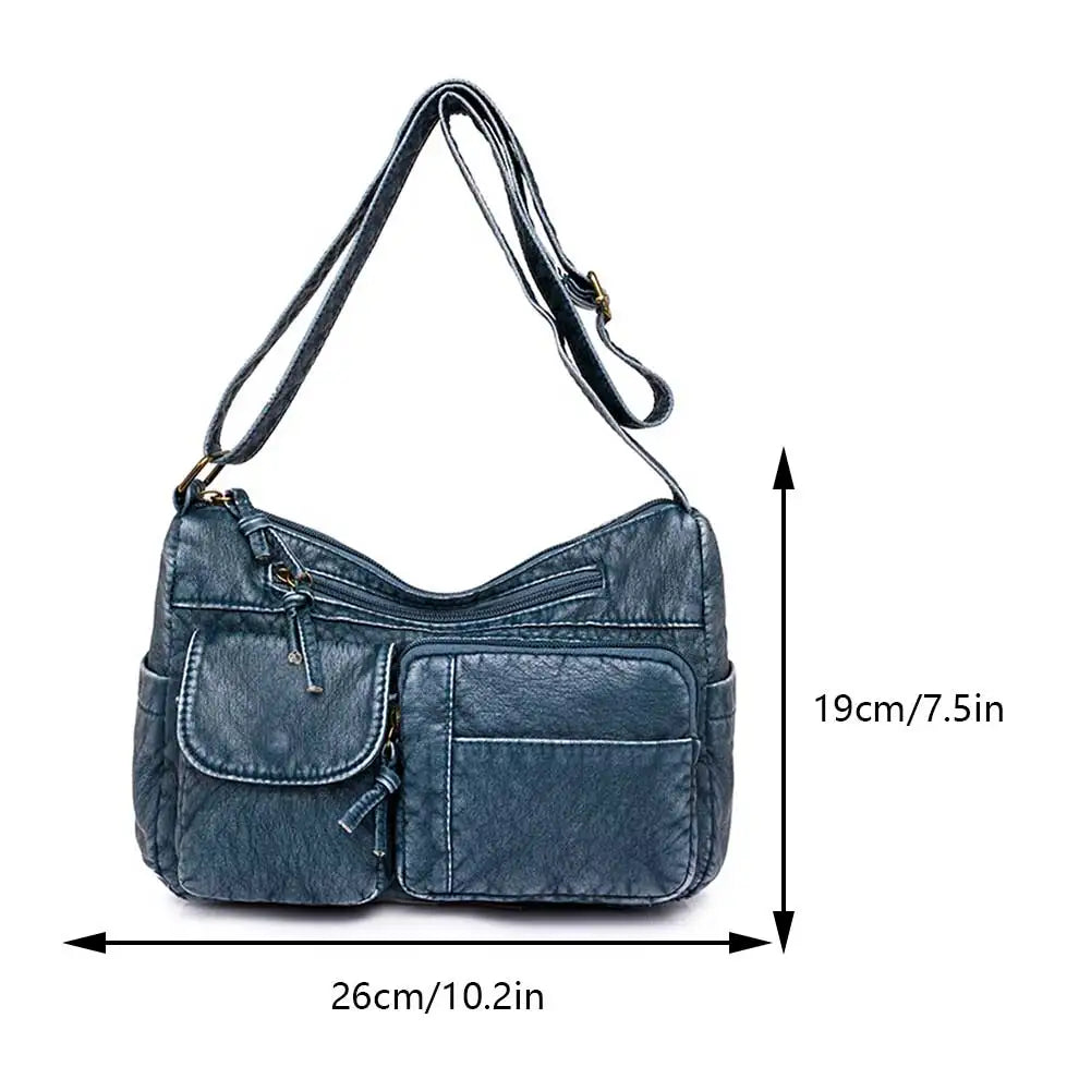 LYKKE | VINTAGE LEATHER SHOULDER BAG