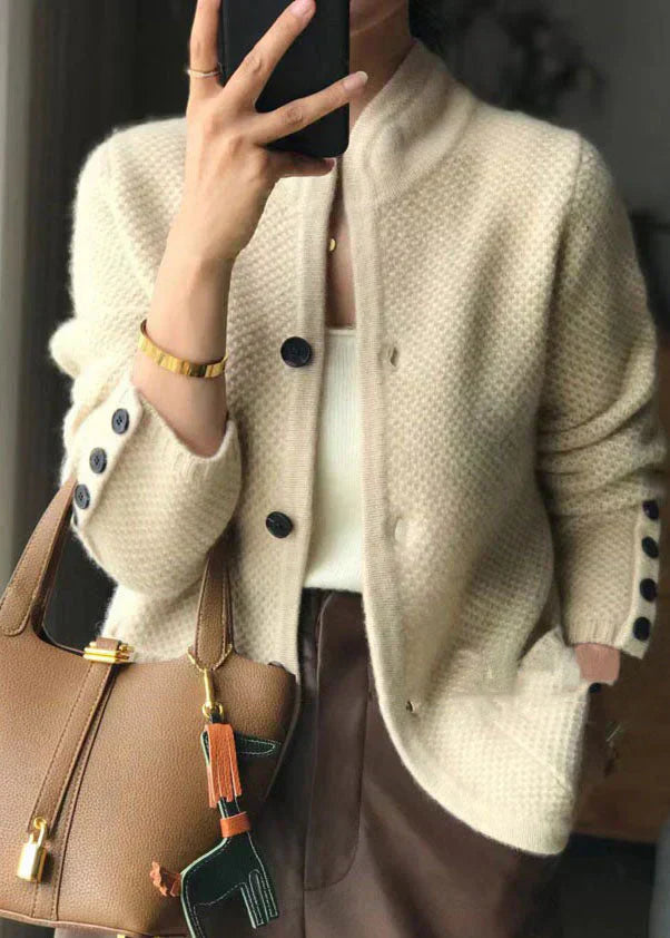 Claire – Cashmere blend cardigan with buttons