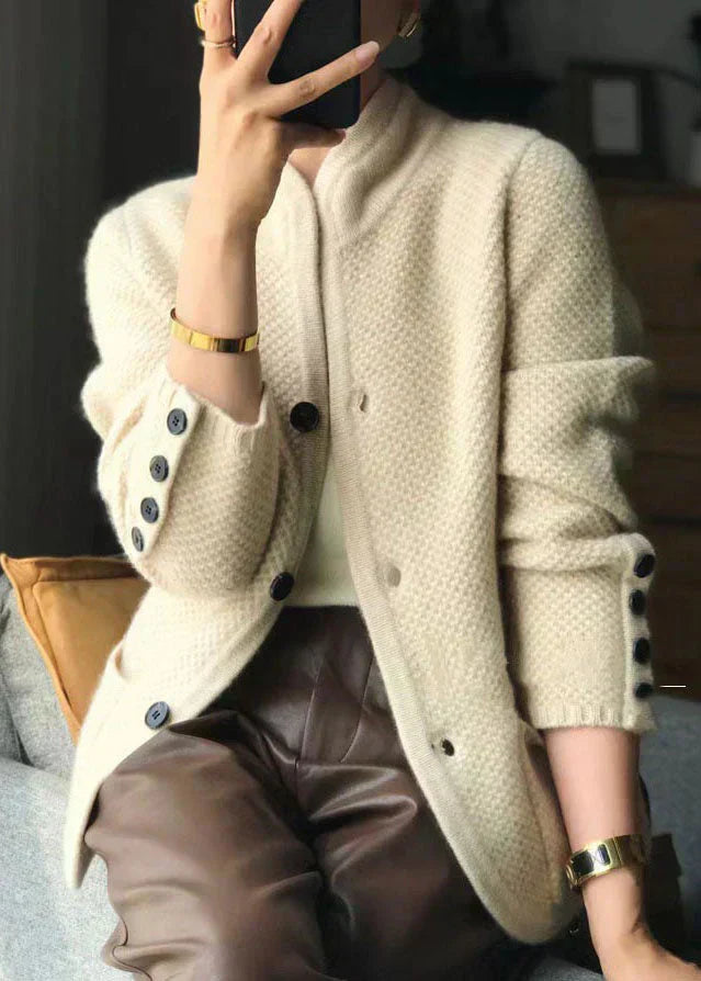 Claire – Cashmere blend cardigan with buttons