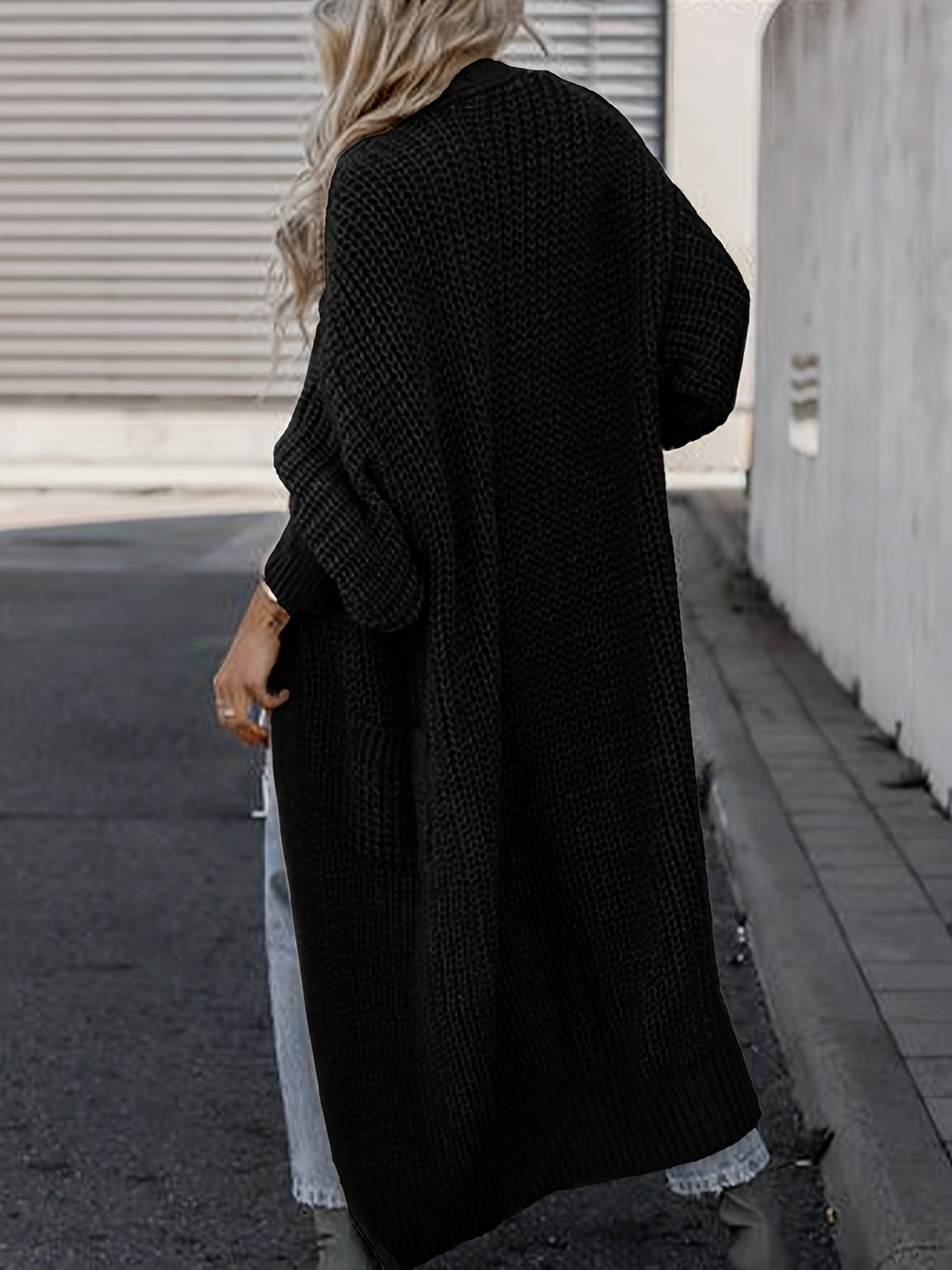 Layla™ -  Elegant Deep V-Neck Long Sleeve Cardigan