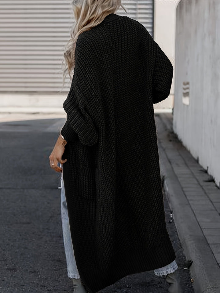 Layla™ -  Elegant Deep V-Neck Long Sleeve Cardigan