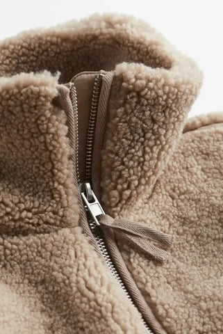 Keira – Soft teddy coat
