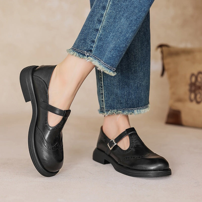 Audrey | Chic Mary Janes Crafted from Leather