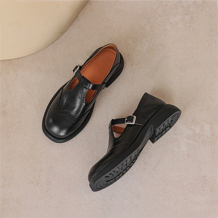 Audrey | Chic Mary Janes Crafted from Leather