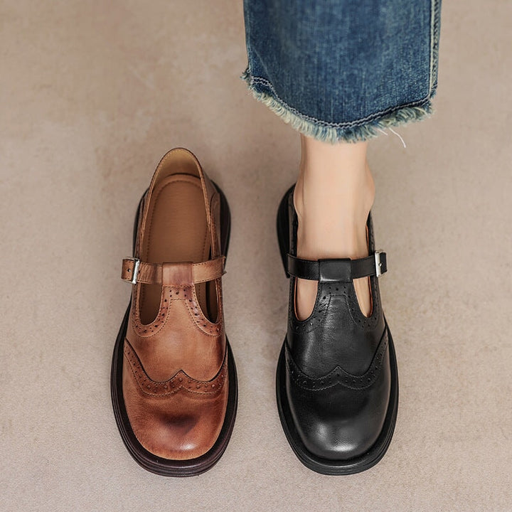 Audrey | Chic Mary Janes Crafted from Leather