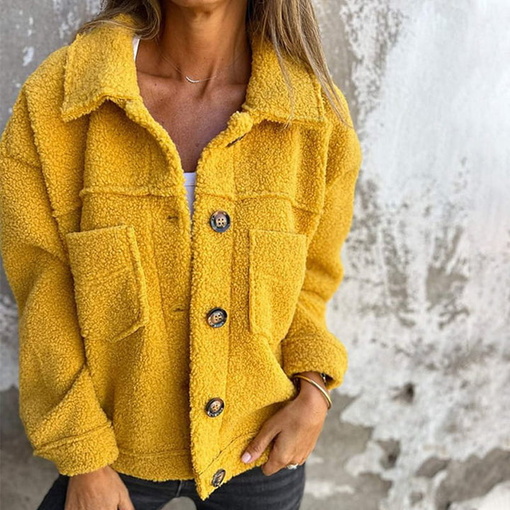 Aluna – Women's Effortless Chic Lapel Cropped Jacket