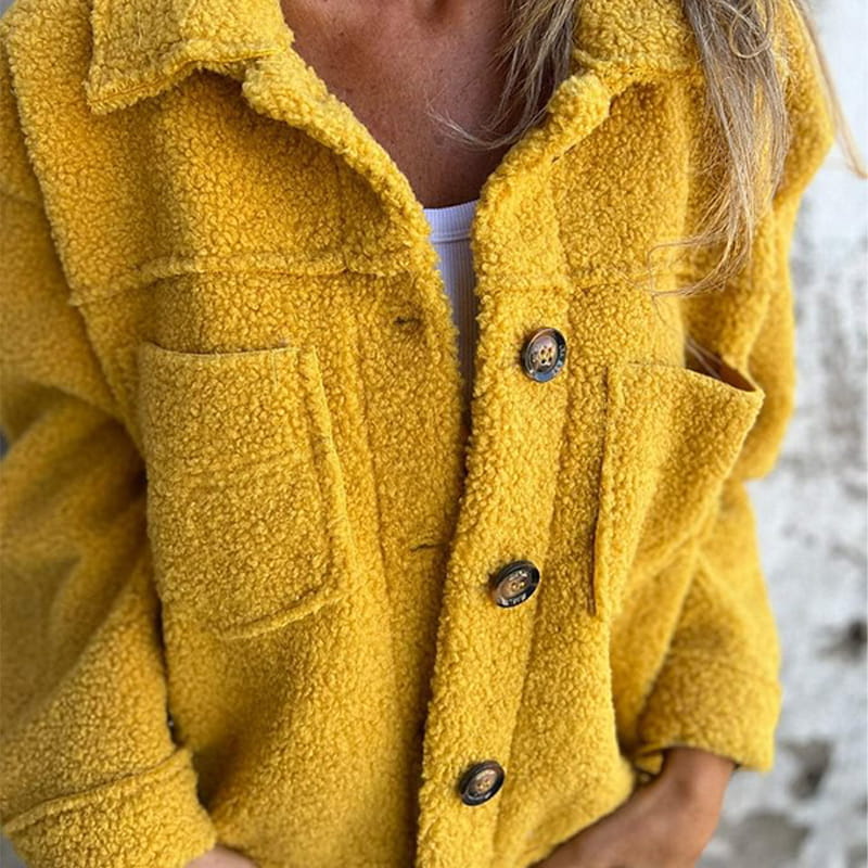 Aluna – Women's Effortless Chic Lapel Cropped Jacket